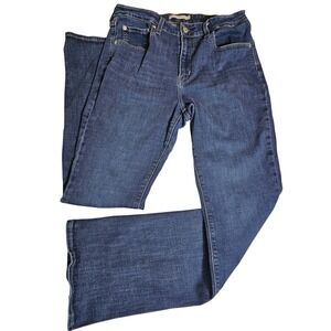 Levis 725 High Rise Bootcut Jeans Womens 32 Blue Dark Wash Denim 18759-0038
